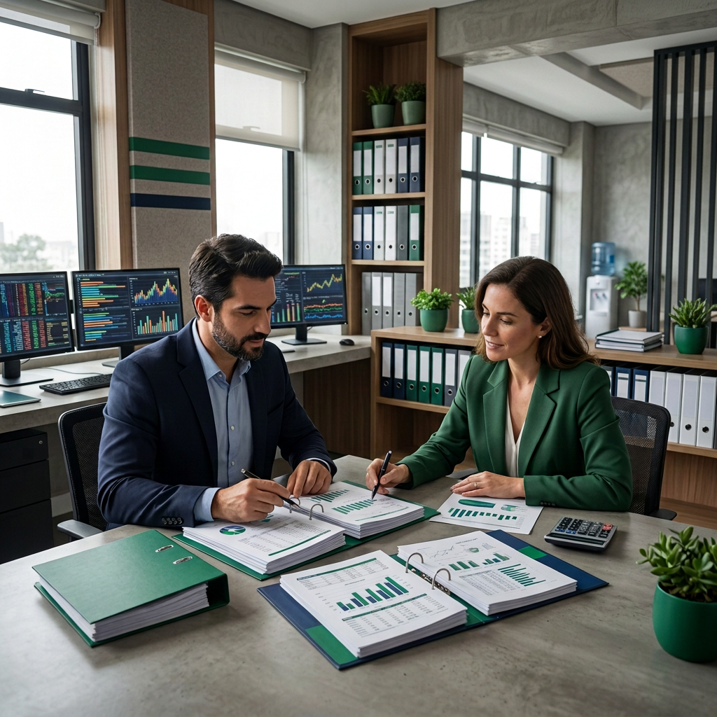 Reunião da equipe de negócios trabalhando com novos projetos de startup discussão e análise de dados gráficos e gráficos Calculadora de tablet digital computador portátil usando conceito de finanças e contabilidade de negócios